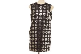 AN IROO BLACK & SEQUIN BABY-DOLL DRESS