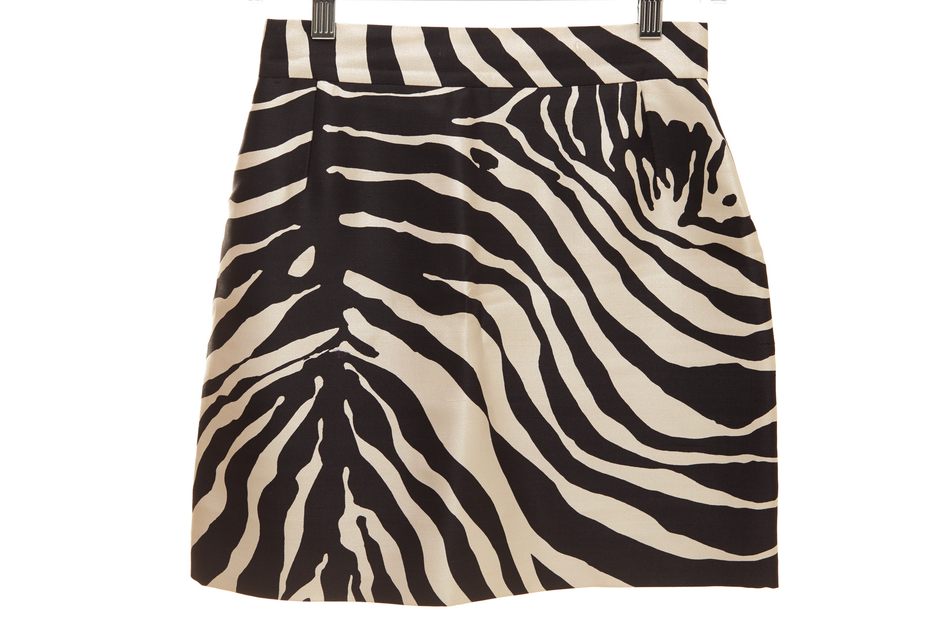 A DOLCE & GABBANA ZEBRA PRINT SILK SKIRT SUIT - Image 3 of 3