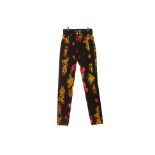 A PAIR OF MCM BAROQUE & FLORAL PRINTED JEANS