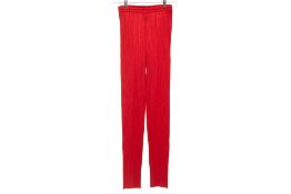 TWO PAIRS OF ISSEY MIYAKE PLEATS PLEASE TROUSERS