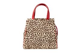 A SONIA RYKIEL CHEETAH PRINT HANDBAG