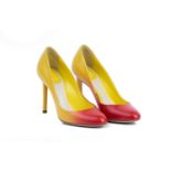 A PAIR OF CHRISTIAN DIOR SUBLIME OMBRE PUMPS EU37