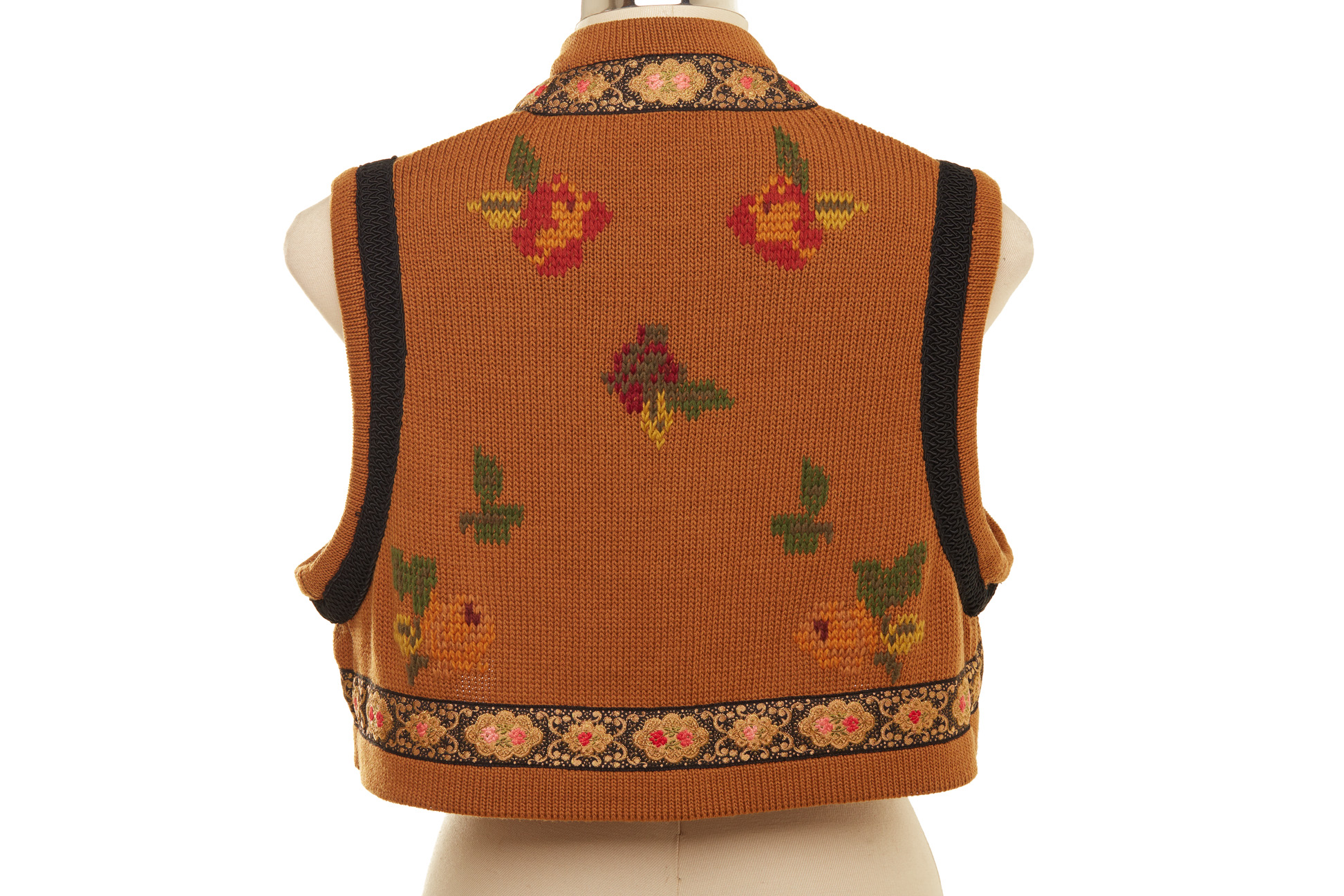 THREE ROMEO GIGLI CALLAGHAN BROWN EMBROIDERED WAISTCOATS - Image 5 of 8