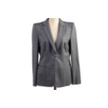 A GIORGIO ARMANI GREY CASHMERE BLAZER