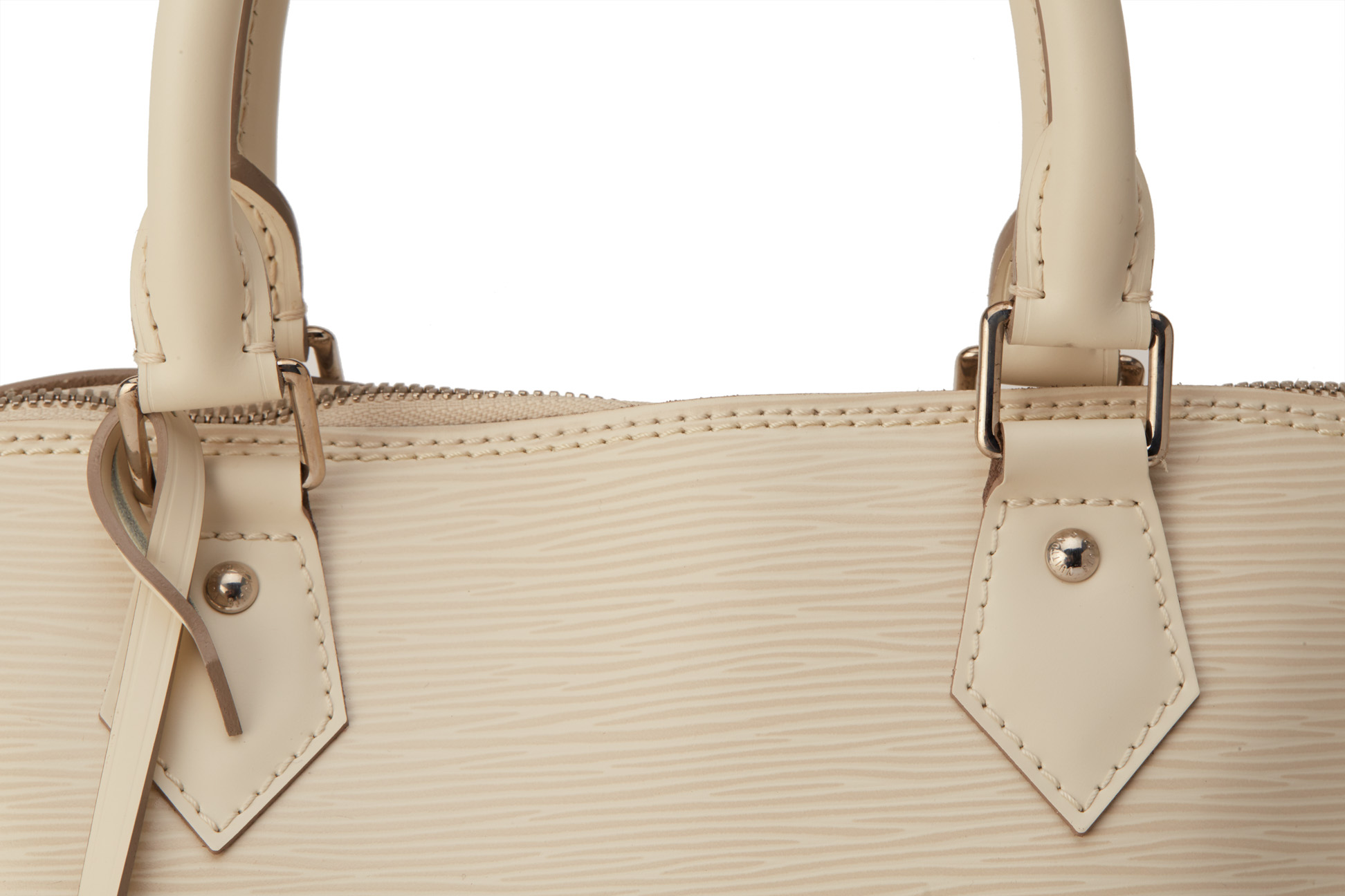 LOUIS VUITTON ALMA CREAM EPI LEATHER HANDBAG - Image 2 of 4