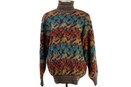 A MISSONI SPORT KNITTED ROLLNECK SWEATER