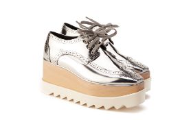 A PAIR OF STELLA McCARTNEY SCARPA HACKNEY PLATFORMS EU 36