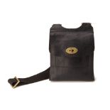 A MULBERRY BLACK ANTONY SHOULDER BAG