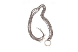 A MOJA JEWELLERY PEARL BEADED NECKLACE