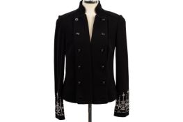 A TORY BURCH BLACK SHORT JACKET