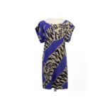 A DIANE VON FURSTENBERG SHORT SLEEVED DRESS