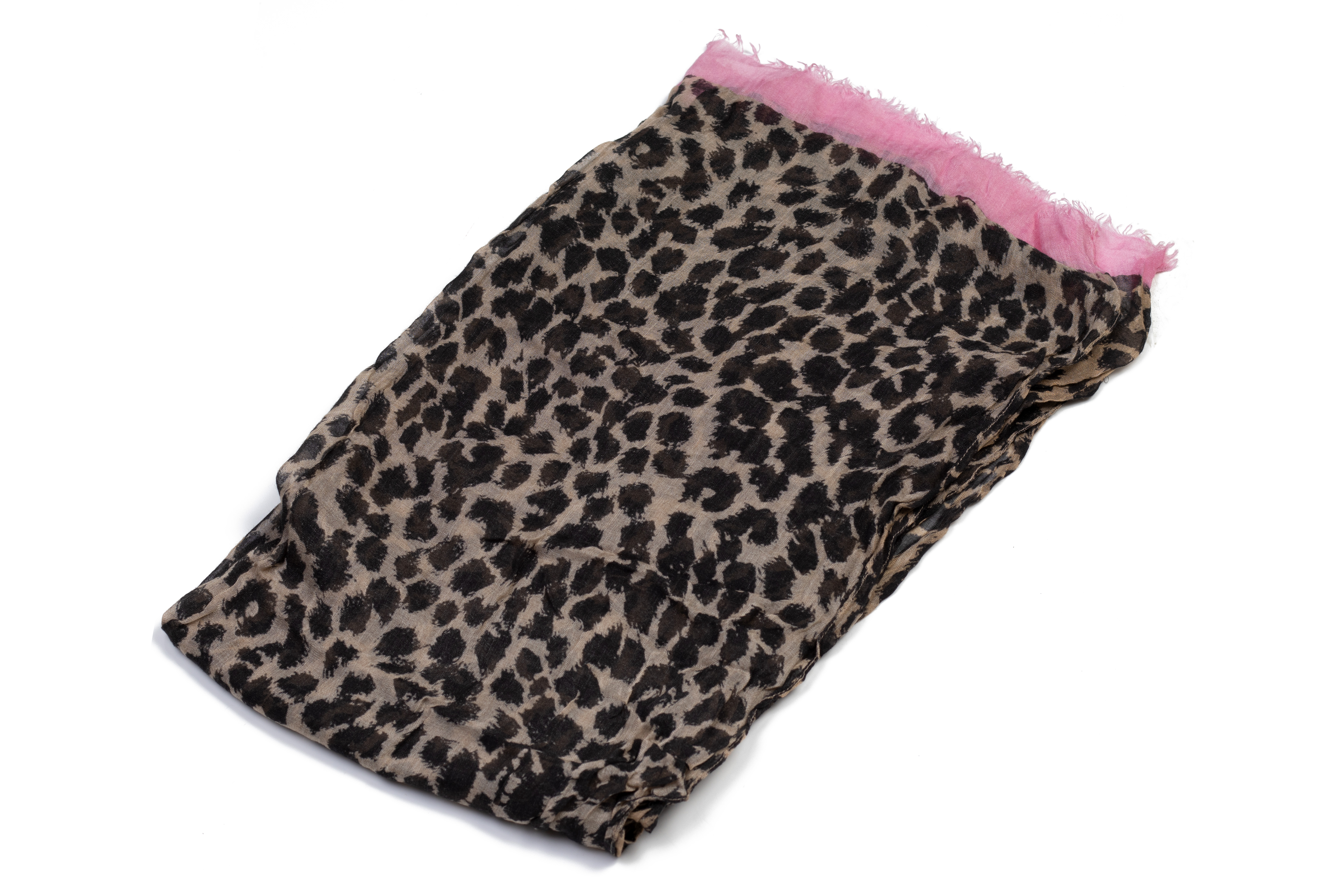 A PAUL SMITH CHEETAH PRINT SCARF