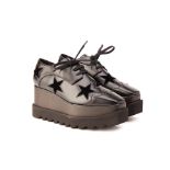 A PAIR OF STELLA McCARTNEY SCARPA FELIK PLATFORMS EU 36