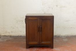 A VINTAGE SIDE CABINET