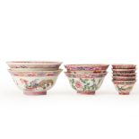 A GROUP OF ASSORTED PERANAKAN PORCELAIN BOWLS