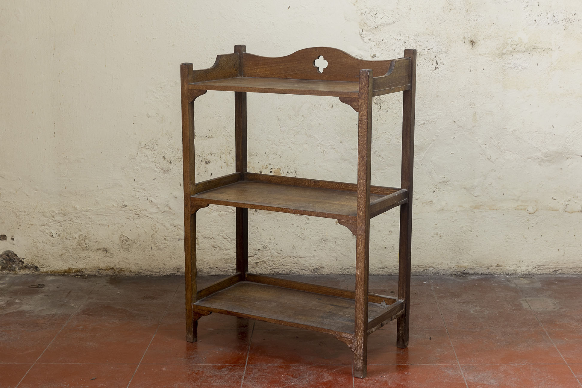 A THREE TIER ETAGERE