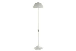 A CONTEMPORARY WHITE STANDARD LAMP