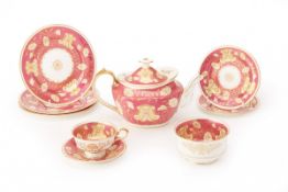 A COLLINGWOOD & CO PART TEA SERVICE