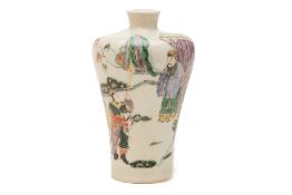 A FAMILLE VERTE MEIPING VASE