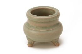 A SMALL LONGQUAN CELADON CENSER