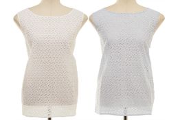 TWO PRADA LACE TOPS