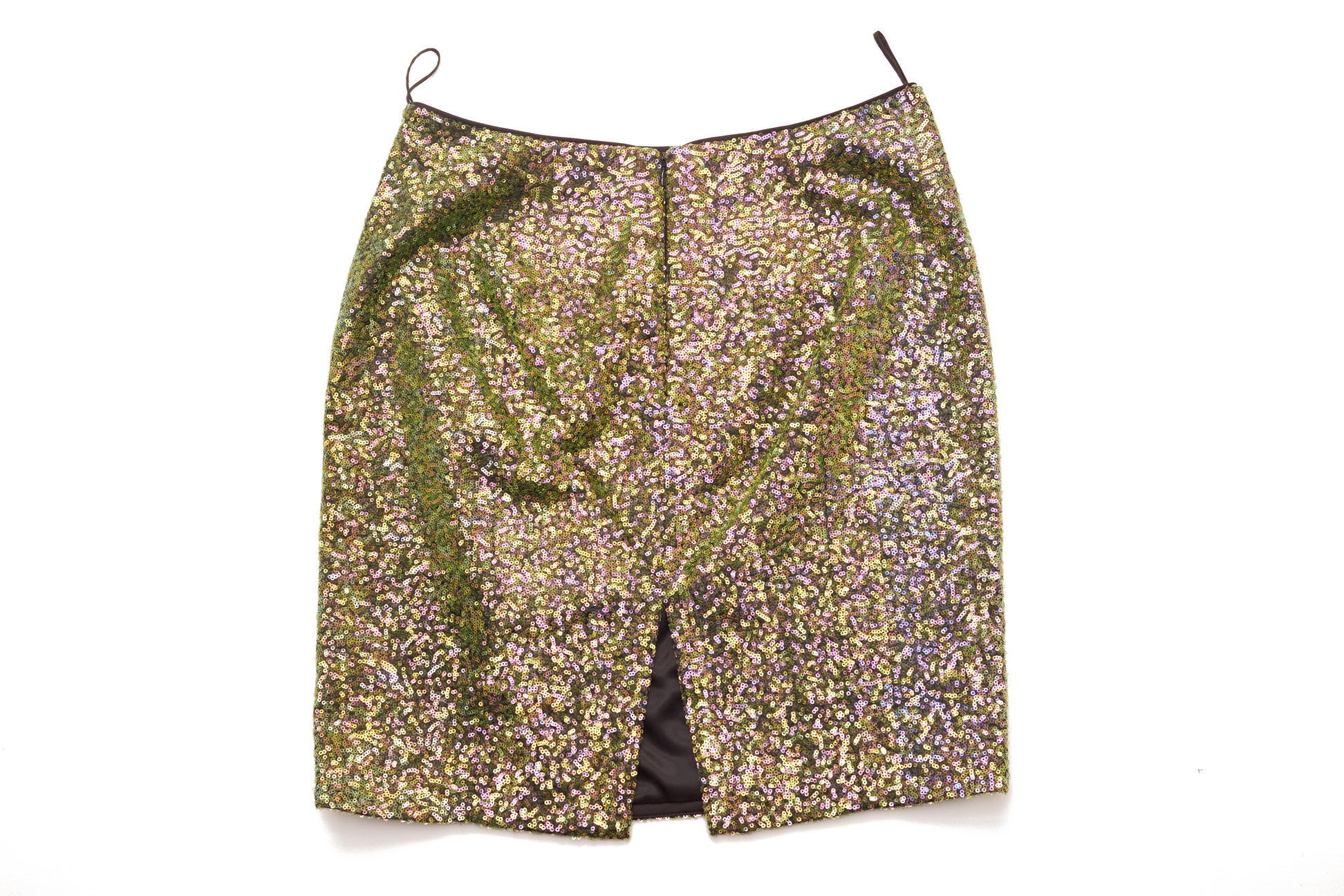 AN ADOLFO DOMINGUEZ GREEN SEQUIN SKIRT - Image 2 of 2
