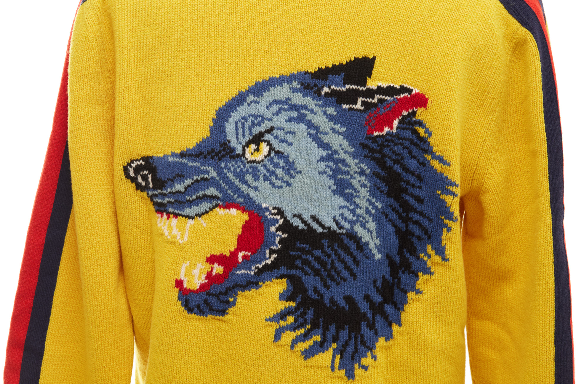 A GUCCI 'BLIND FOR LOVE' WOLF WOOL SWEATER - Image 2 of 3