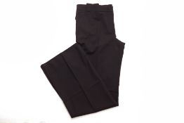 A PAIR OF BURBERRY BLACK TROUSERS