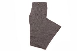 A PAIR OF GUCCI DARK GREY TROUSERS