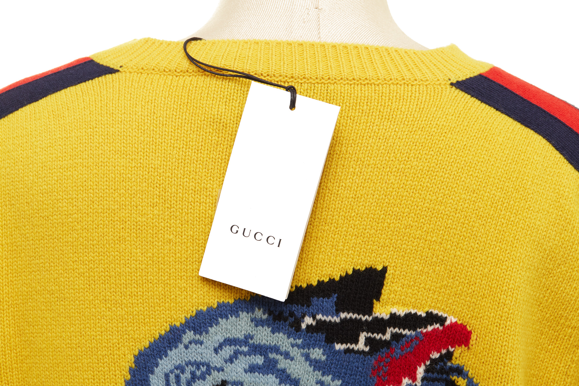 A GUCCI 'BLIND FOR LOVE' WOLF WOOL SWEATER - Image 3 of 3