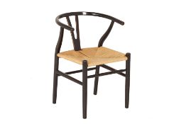 A HANS WEGNER STYLE WISHBONE CHAIR