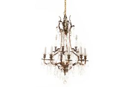 A ROCOCO STYLE CHANDELIER