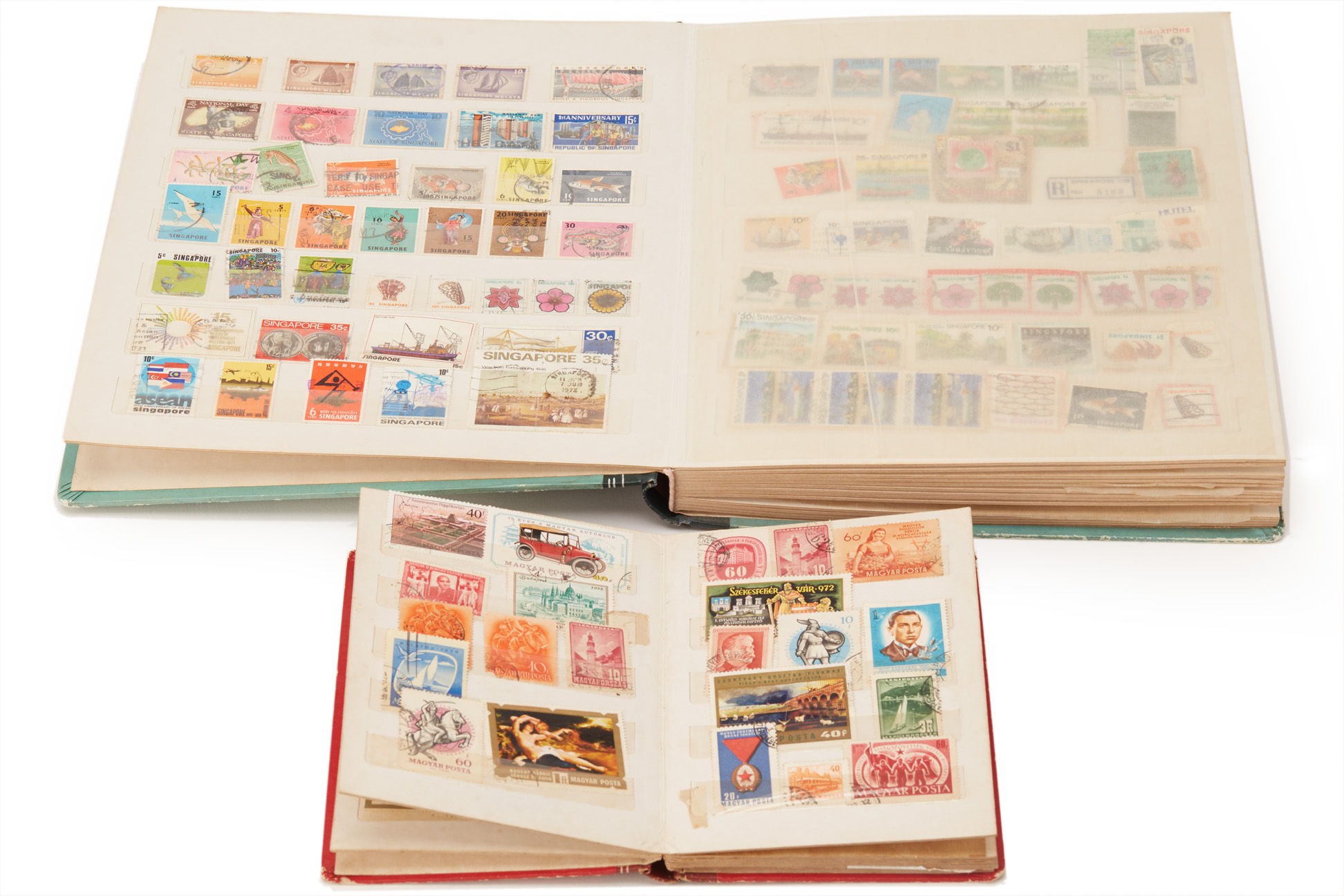 TWO WORLD STAMP ALBUMS - Image 2 of 2