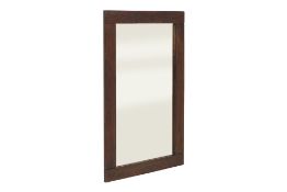 A RECTANGULAR WALL MIRROR