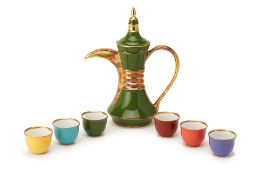 A LEGLE LIMOGES ARABIC COFFEE SERVICE