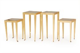 TWO PAIRS OF DONGHIA "PARIS" GILT SIDE TABLES