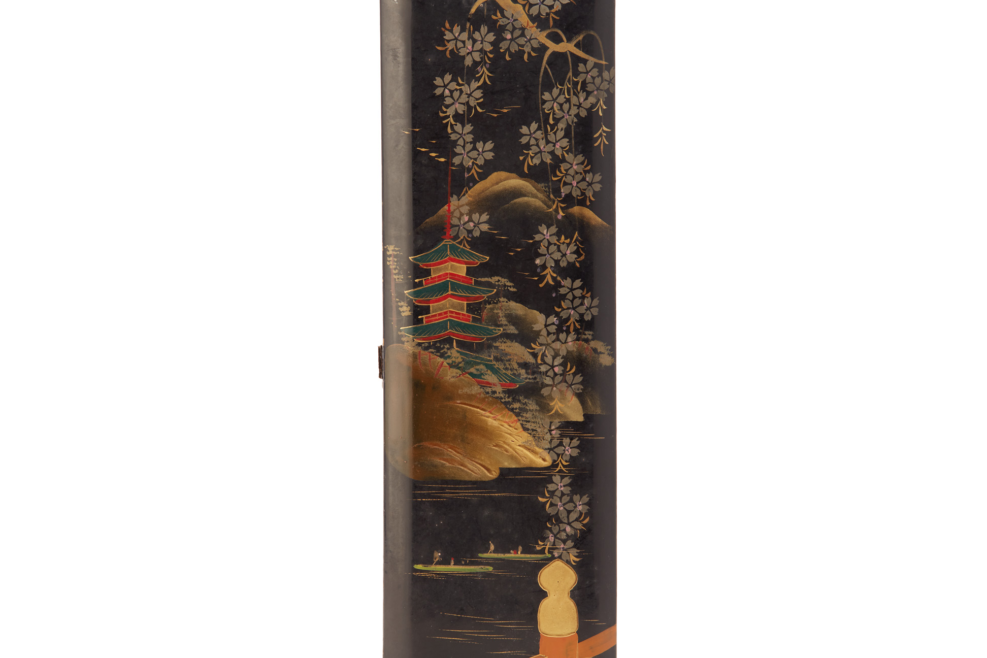A JAPANESE LACQUER GLOVE BOX - Image 2 of 3