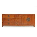 A CHINESE LOW SIDEBOARD / MEDIA CONSOLE