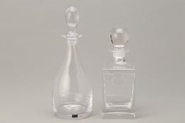 A TIFFANY & CO DECANTER AND ONE OTHER