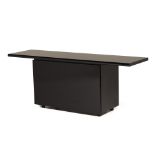 AN ACERBIS BLACK "SHERATON" CONTEMPORARY SIDEBOARD