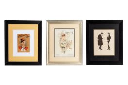 THREE VINTAGE ILLUSTRATIONS