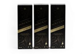 3 x JOHNNIE WALKER DOUBLE BLACK BLENDED SCOTCH WHISKY