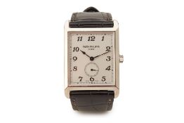 PATEK PHILIPPE GONDOLO WHITE GOLD WATCH