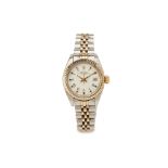ROLEX LADIES OYSTER PERPETUAL DATE AUTOMATIC WRISTWATCH