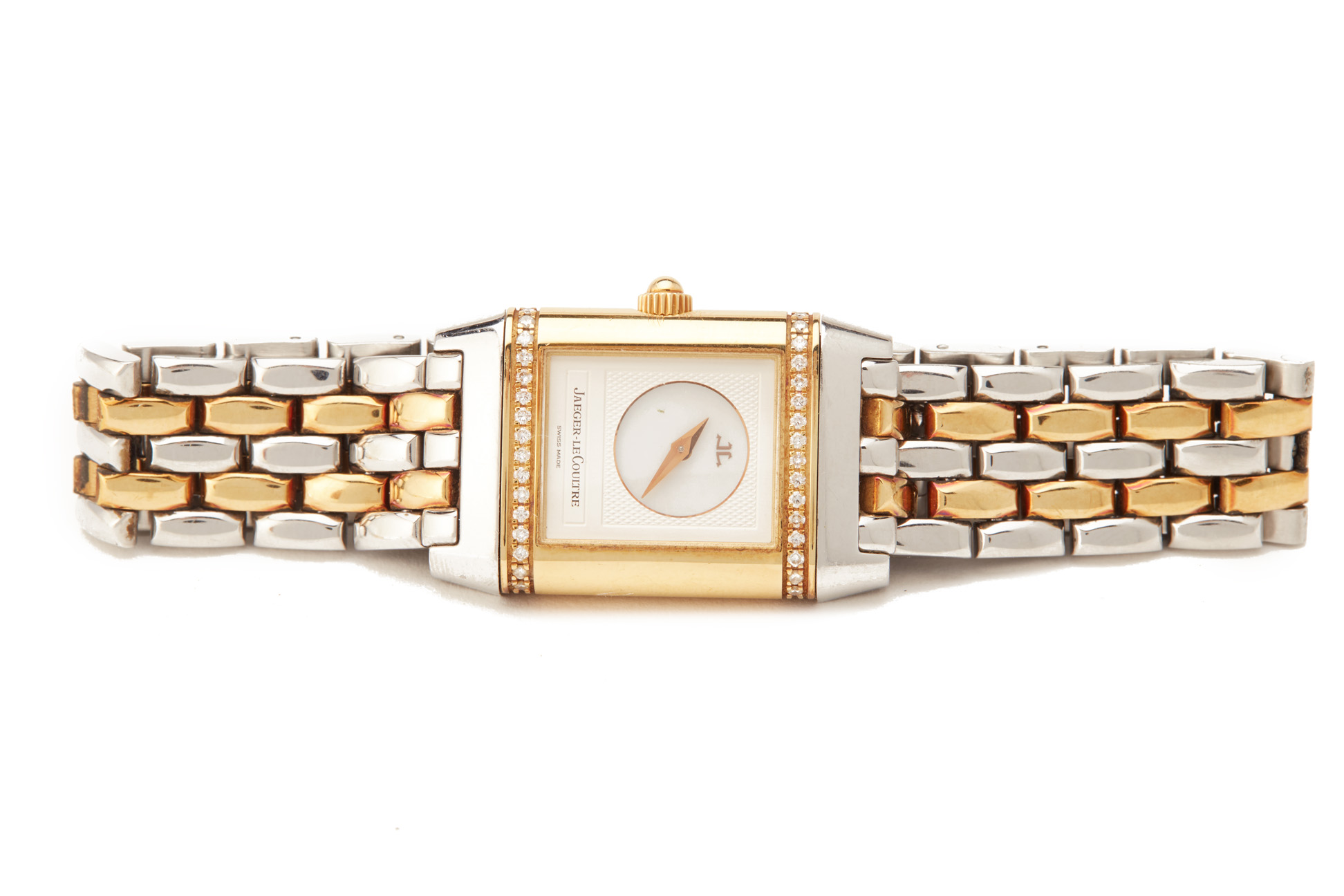 JAEGER LECOULTRE LADIES REVERSO DUETTO BRACELET WATCH - Image 8 of 10