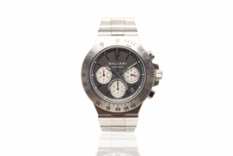 BULGARI DIAGONO PROFESSIONAL AUTOMATIC CHRONOGRAPH WATCH