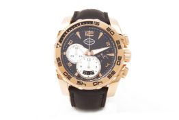 PARMIGIANI FLEURIER PERSHING 005 GOLD CHRONOGRAPH WATCH