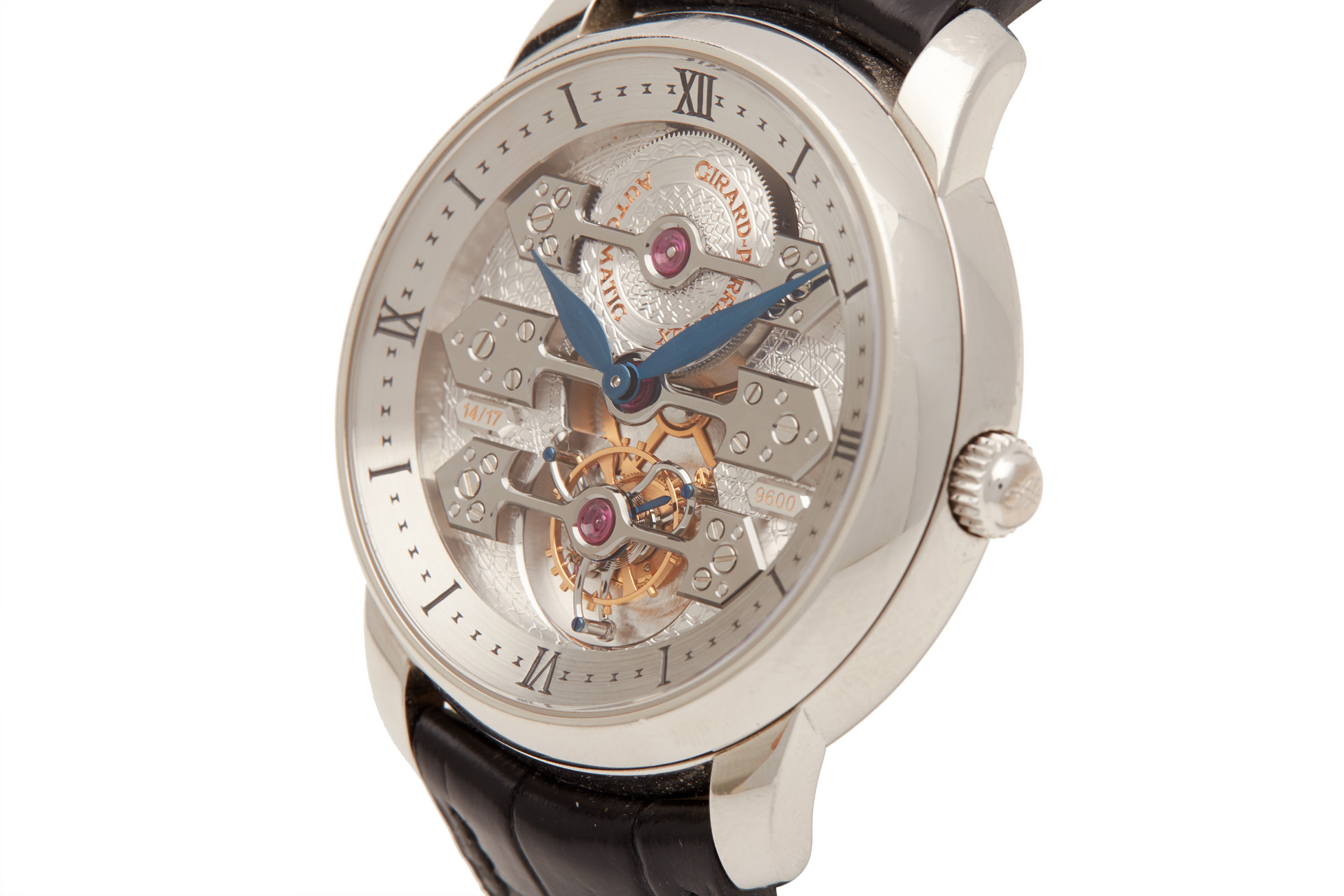 A FINE AND RARE GIRARD-PERREGAUX PLATINUM TOURBILLON WATCH - Image 3 of 16