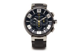 LOUIS VUITTON LV277 TAMBOUR AUTOMATIC CHRONOGRAPH WATCH