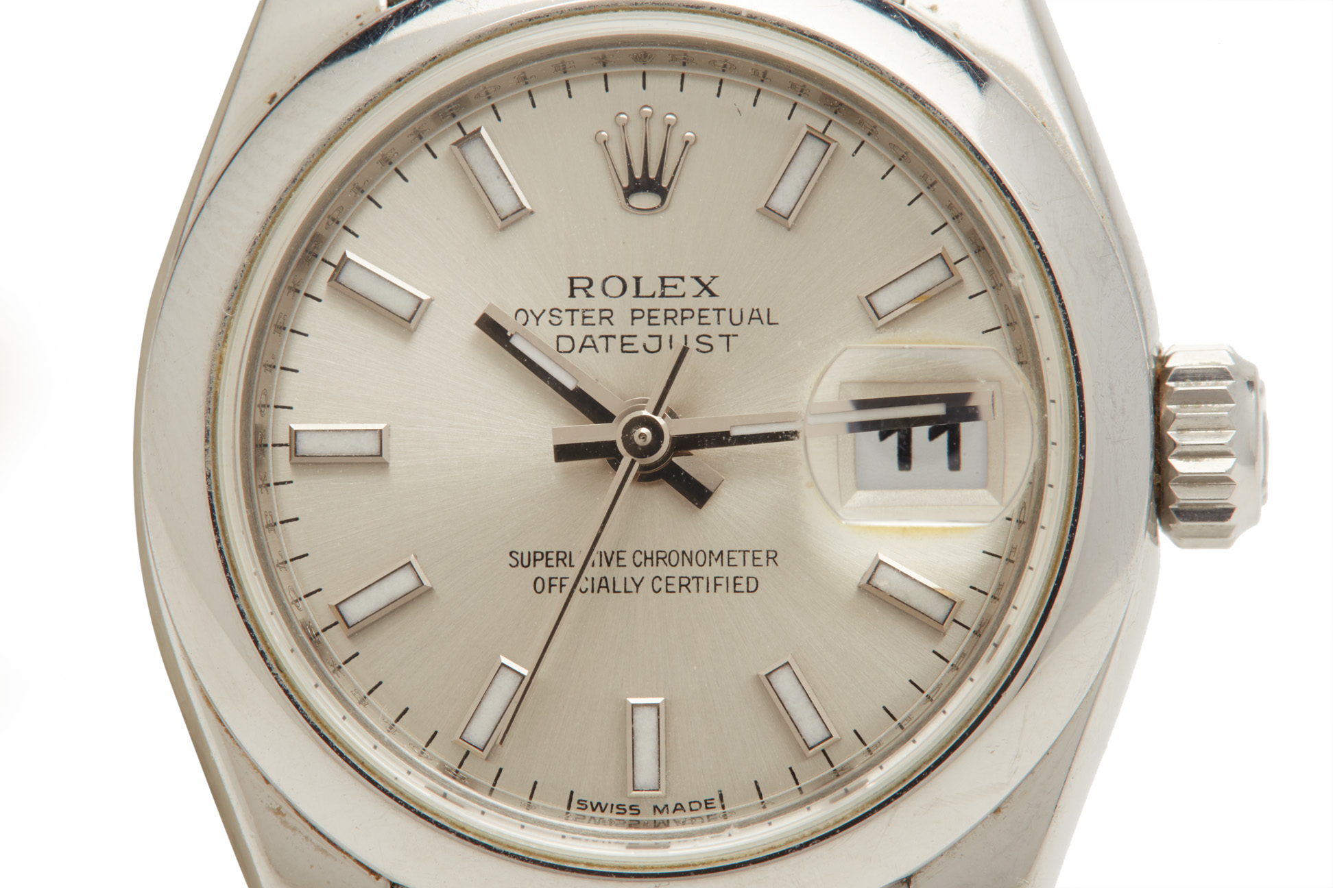 ROLEX STAINLESS STEEL OYSTER PERPETUAL LADY DATEJUST WATCH - Image 2 of 5